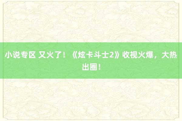 小说专区 又火了！《炫卡斗士2》收视火爆，<a href=