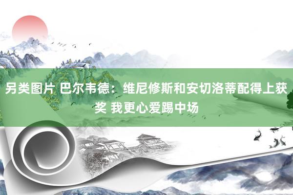 另类图片 巴尔韦德：维尼修斯和安切洛蒂配得上获奖 我更心爱踢中场
