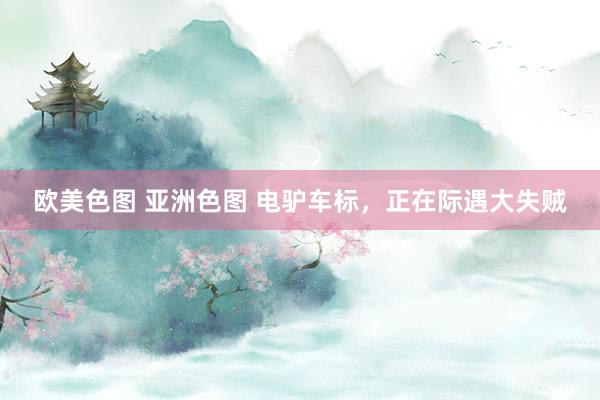 欧美色图 亚洲色图 电驴车标，正在际遇大失贼