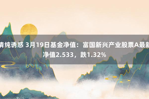 清纯诱惑 3月19日基金净值：富国新兴产业股票A最新净值2.533，跌1.32%