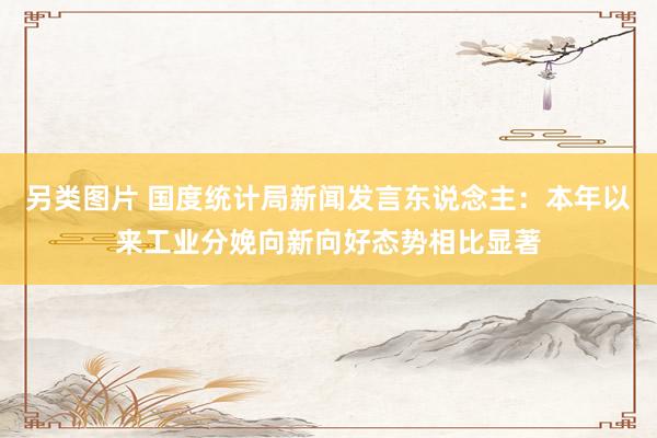 另类图片 国度统计局新闻发言东说念主：本年以来工业分娩向新向好态势相比显著