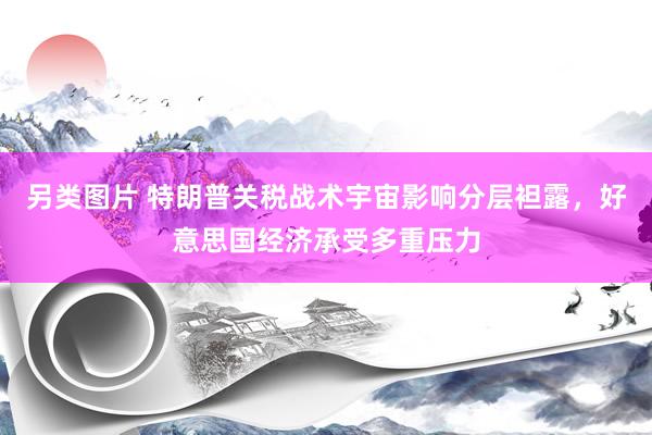 另类图片 特朗普关税战术宇宙影响分层袒露，好意思国经济承受多重压力