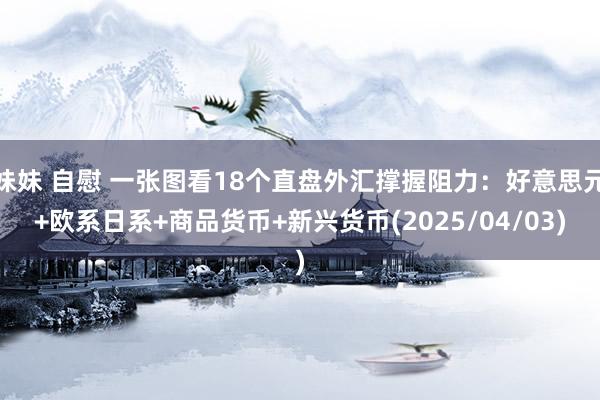 妹妹 自慰 一张图看18个直盘外汇撑握阻力：好意思元+欧系日系+商品货币+新兴货币(2025/04/03)