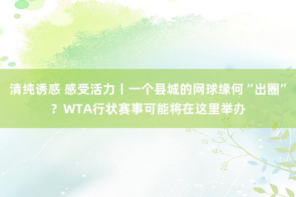 清纯诱惑 感受活力丨一个县城的网球缘何“出圈”？WTA行状赛事可能将在这里举办