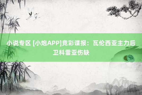 小说专区 [小炮APP]竞彩谍报：瓦伦西亚主力后卫科雷亚伤缺