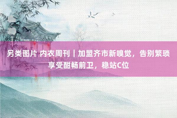 另类图片 内衣周刊｜加盟齐市新嗅觉，告别繁琐享受酣畅前卫，稳站C位